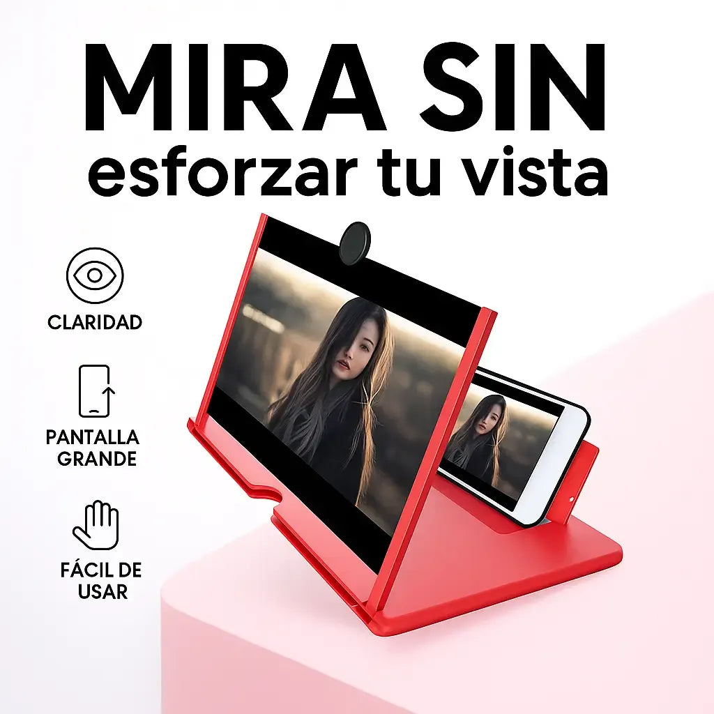 Convierte tu celular en una pantalla gigante HD en segundos: disfruta series, películas y juegos como nunca 2X1