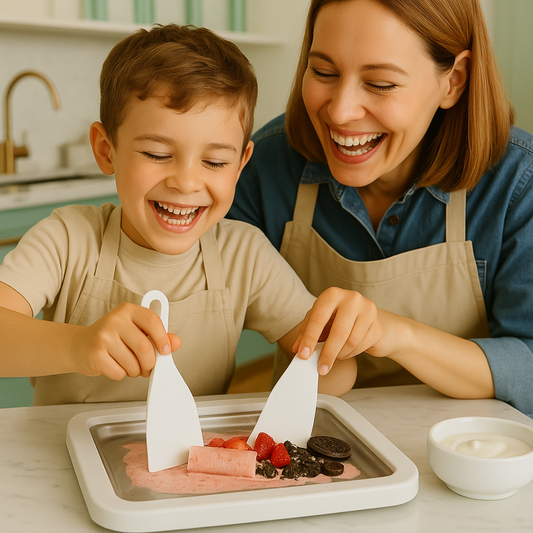 Más que un helado… un momento juntos 💛