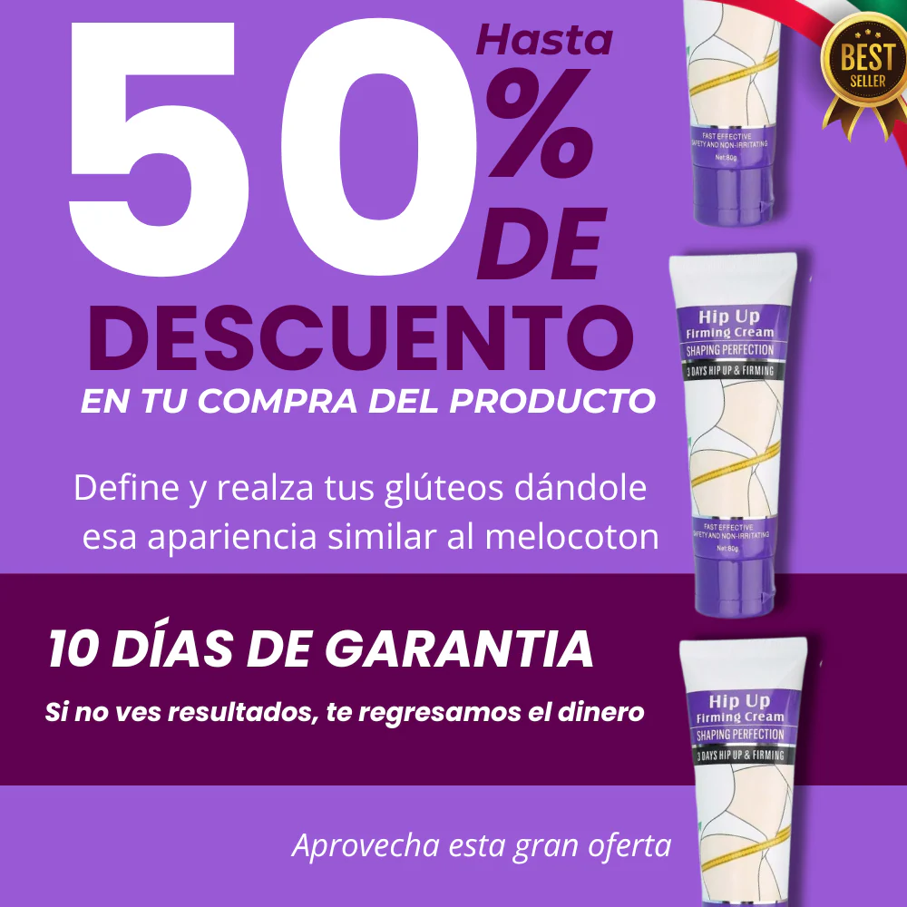 🍑 Levanta y Moldea tus Glúteos Naturalmente 2*1 COL