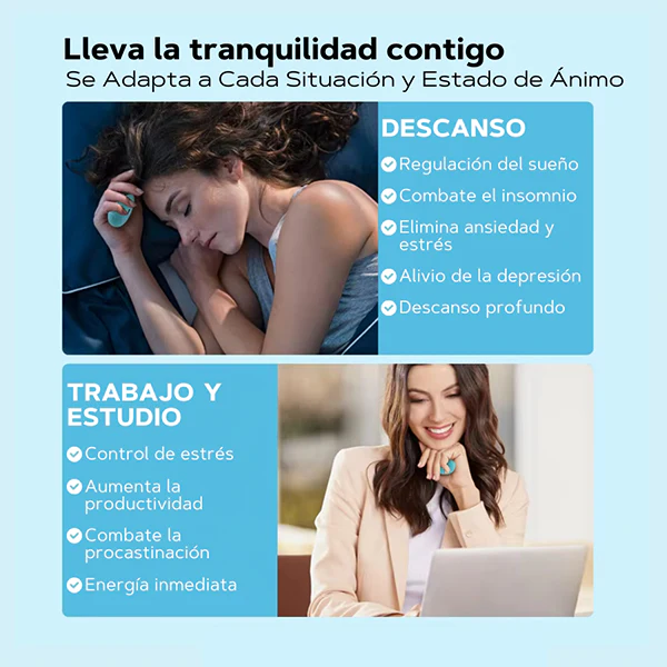 ¿Vives con ansiedad todos los días y ya no sabes cómo calmarla? Este pequeño dispositivo puede cambiar tu forma de sentir.