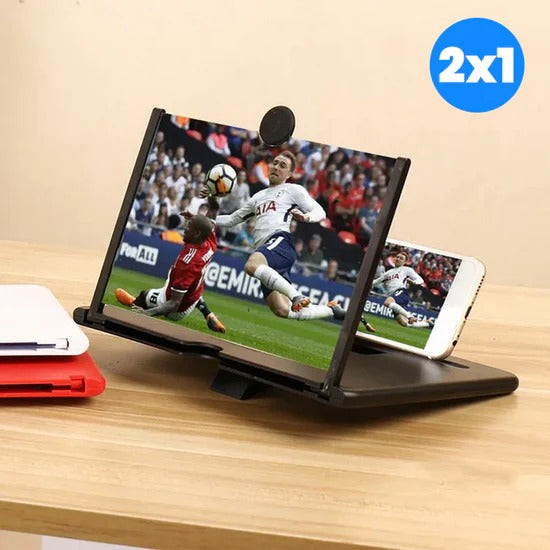 Convierte tu celular en una pantalla gigante HD en segundos: disfruta series, películas y juegos como nunca 2X1