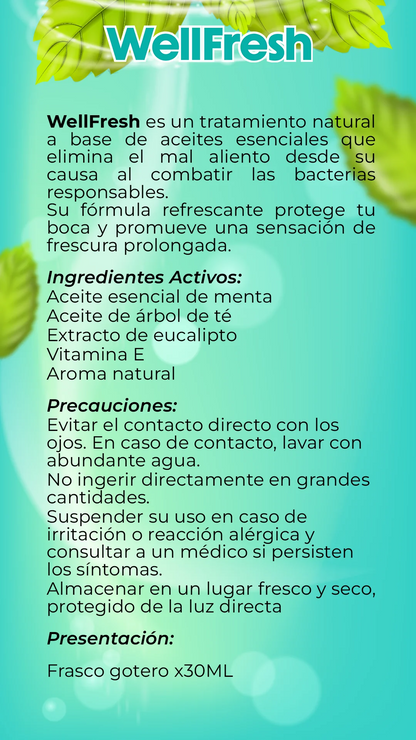 Well Fresh - Adiós al mal aliento en segundos PROMO 2 * 1