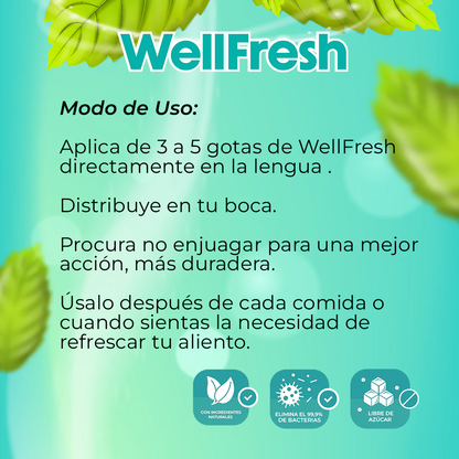 Well Fresh - Adiós al mal aliento en segundos PROMO 2 * 1